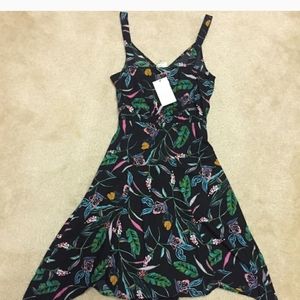 Floral Print Sleeveless Tie Waist XXL